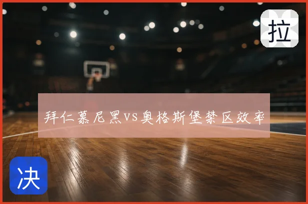 拜仁慕尼黑vs奥格斯堡禁区效率